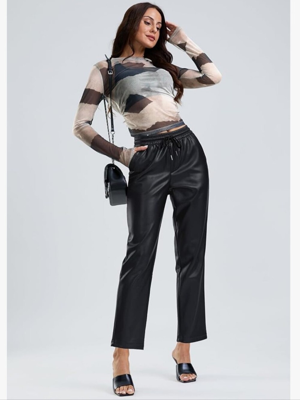 NWT Santiny Faux Leather